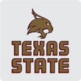 thumbnail image 1 of R & R Imports CST6-A-C-TXS19 Texas State Bobcats Acrylique Carré - Pack de 6, 1 of 1