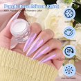 thumbnail image 3 of Polvo de Uñas Cromado Perla Blanca Moonlight de editTime, 3 of 8