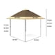 thumbnail image 5 of 12x12ft pop - up canopy tent con adjustable height (khaki + light khaki), 5 of 6