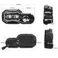 thumbnail image 3 of Faro Led Moto Stockrider F 800gs F 700gs F 650gs F 800r Full Led F1703-12601BK, 3 of 6
