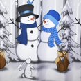 thumbnail image 2 of Cortina de ducha SKL Home Snowman Winter Friends 178 x 183 cm, 2 of 5