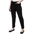 thumbnail image 3 of Alfred Dunner Womens Petite Classic Allure Fit Proportioned Pant With Elastic Comfort Waistband, 3 of 5