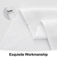 thumbnail image 6 of decorUhome Linen Rectangle Tablecloth 60x102 inch, Stain and Wrinkle Resistant Washable Table Cloth, Decorative Waterproof Fabric Table Cover for Dining Party, White, 6 of 8