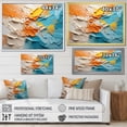 thumbnail image 4 of Designart "Harmonious Abstraction I" Abstract Collages Floater Framed Wall Art Print, 4 of 7
