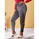 thumbnail image 1 of Jeans Talla Extra Ajustados Rasgados Panel Encaje Rosegal  Vaqueros de talla grande, 1 of 5