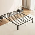 thumbnail image 3 of XUKIL 14 Inch Queen Size Bed Frame, Heavy Duty Metal Platform Queen Bed Frames with Steel Slats & Sturdy Mattress Stoppers, UnderBed Storage, Noise-Free No Box Spring Needed, Easy Assembly, 3 of 8