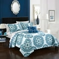 thumbnail image 3 of Mirador 4- or 3-Piece Reversible Printed Microfiber Quilt Set Mult. Colors, 3 of 9
