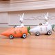 thumbnail image 1 of Adorno de resina de conejo de PascuaCarrot Carrot • Figurita de sobremesa • Naranja blanco 6,3x7,87x3,15 in • Decoración de mesa, centro de mesa con repisa, regalo, 1 of 6