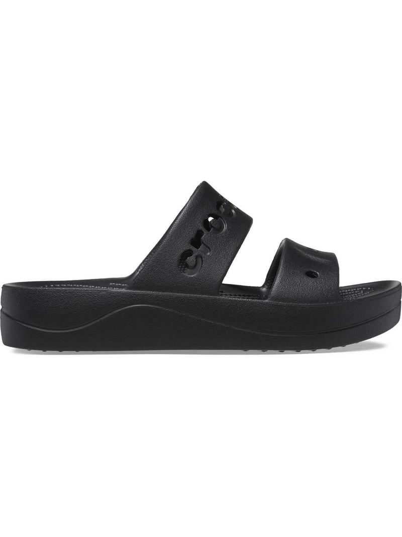 Crocs Baya Platform Classic Two-Strap Sandals Iconic Comfort Black Size Men’s 13 Crocs Adult Unisex Baya Platform Slide Sandal - Walmart.com main image 2