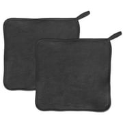 Makeup Remover Cloth (2 pack black) - Chemical Free Cleansing Towel - Wipes Face Clean