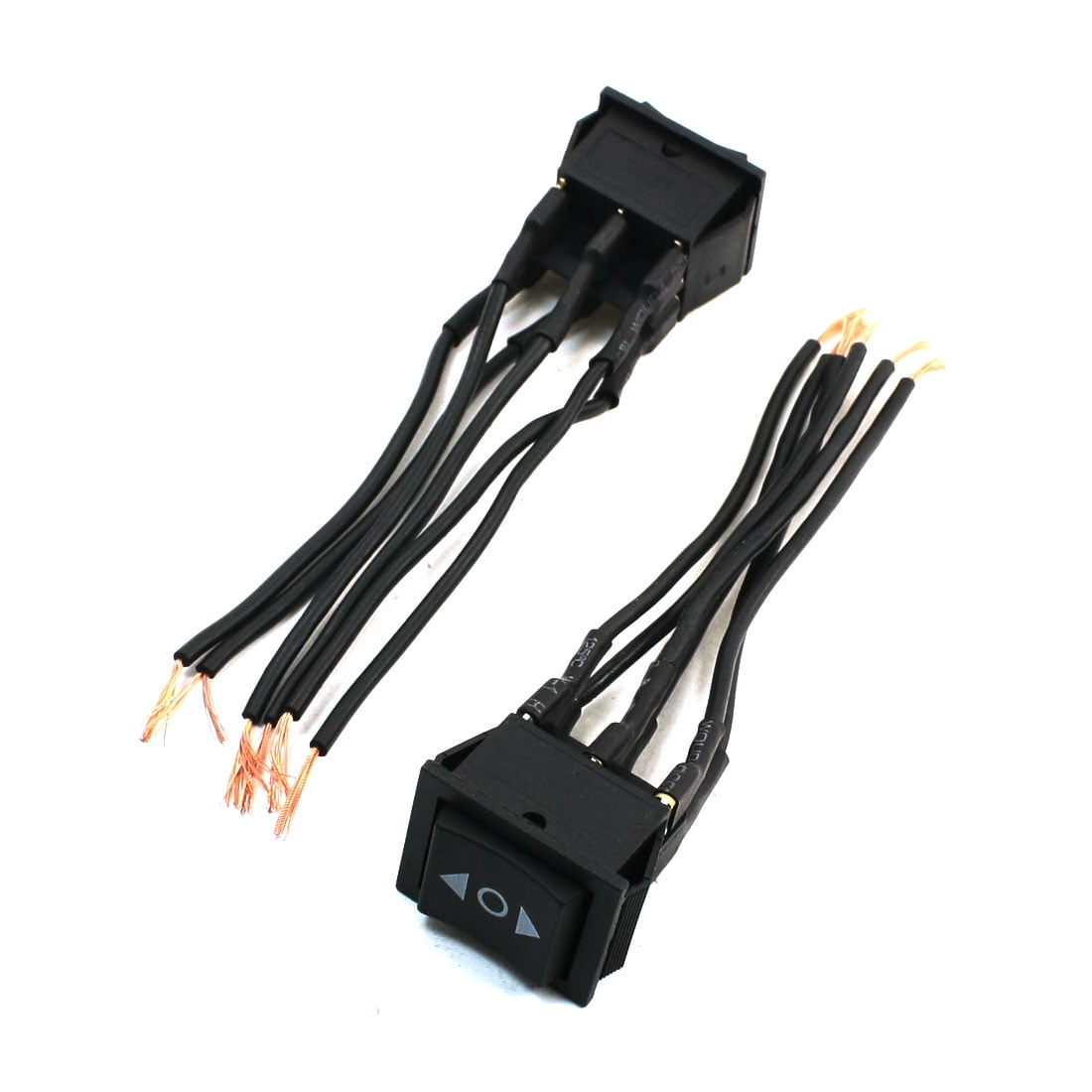250vac 16a 125vac 20a 6 Wire Momentary Dpdt 3 Position Car Rocker Switch 2pcs Walmart Com