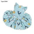 thumbnail image 3 of Billuyoard de perro, disfraz de verano y primavera para perros, mono para mascotas, artesanía, ropa práctica para cachorros, hermosa rosa XS Ropa para mascotas Ipomoea Nil Azul METRO Billuyoard PT003839-28, 3 of 6