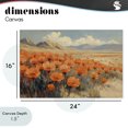 thumbnail image 4 of Stupell Industries Eclectic Desert Poppies in Valley Canvas Art, 24 x 16, by Gina Kelly, 4 of 8