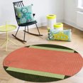 thumbnail image 3 of Round Rug, Green Carpet 18x18, Dining room, Living room, Hand Tufted, Geometric Area Rugs, 3 of 6