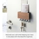 thumbnail image 2 of Wall Mounted 5 Hooks Multiple Mail and Key Holder, Home Wall Organizer for Door Entryway Hallway, 2 of 5