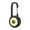 Black, variant on Grey Mini Led Carabiner Light For Backpack Outdoor Sports Camping Tent Decoration Portable Keychain Flashlight With Three Lighting Modes Plastic Material