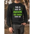 thumbnail image 2 of Awesome Bus Driver Looks Like Sweatshirt Men -Smartprints Designs, Male XX-Large, 2 of 4