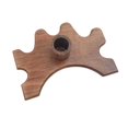 thumbnail image 2 of Billiards Cue Bridge Head Snooker Pool Cue Rack Lightweight Replacement Portable Pole Wooden Rest Auxiliary Tool for Kids Adults Pool Table Low Fork 9.2x6.5cm, 2 of 8