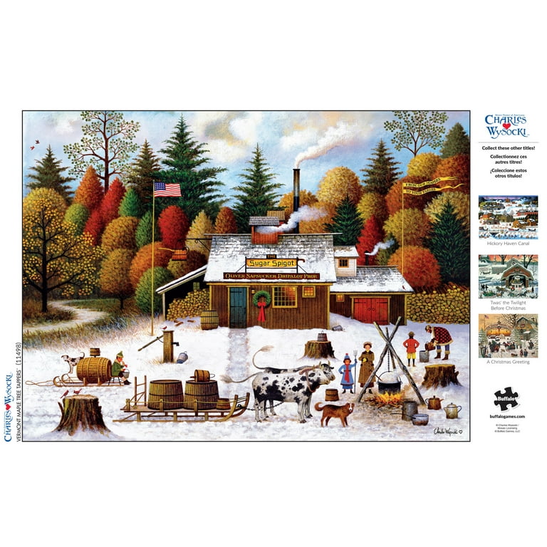 Charles Wysocki: A Christmas Greeting 1000 Piece Puzzle