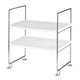 thumbnail image 3 of Estante de almacenamiento de estante organizador apilable independiente de 2 niveles para encimera o gabinete de baño de cocina, 3 of 8