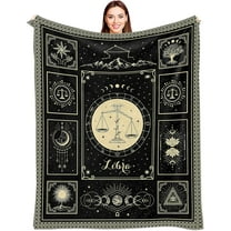 Libra Gifts, Libra Zodiac Gifts Blanket 50"X60", Libra Gifts for Men/Women, Libra Birthday Gifts, Gifts for Libra Women/Men, Horoscope Gifts, Constellation Throw Blanket