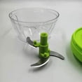 thumbnail image 2 of Pull Chop Chopper/procesador de alimentos manual con mecanismo de cable, verde brillar Electrónica, 2 of 3