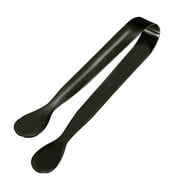 Sonceds Stainless Steel Ice Tong Small Cubic Sugar Pastry Tong Mini Coffee Bar Serving Clip, Black