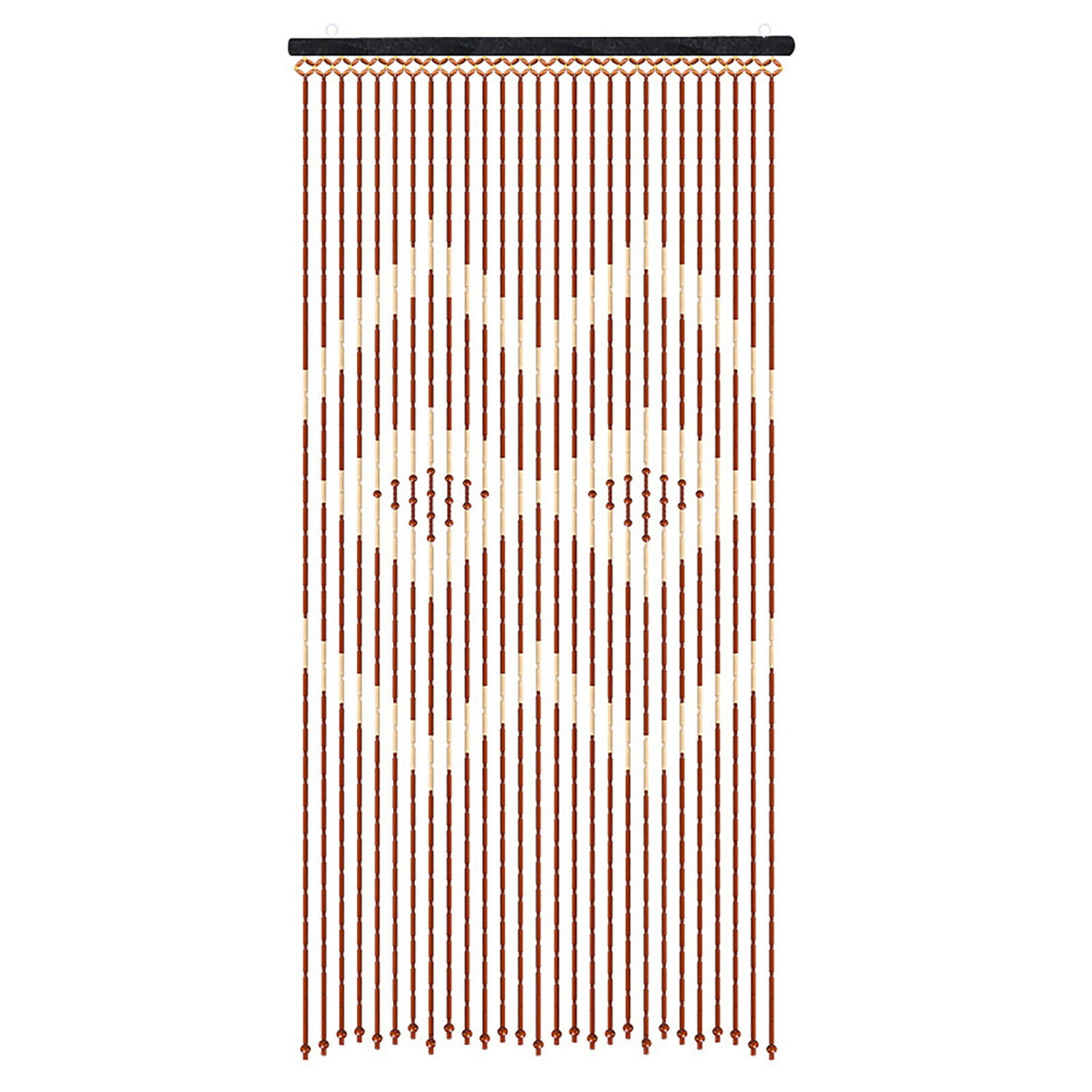 Wooden Bead Curtain Bamboo Bead Curtain Doorway String Door Curtains Screen Beaded Wooden Curtain