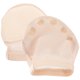 thumbnail image 1 of EXHUMKY 1Par Media Suela Para Danza Beige Con Ajuste Cómodo Y Protección Para Pies Prácticas De Ballet, 1 of 6