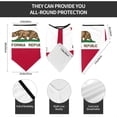thumbnail image 4 of Sun Protection Face Mask Neck Gaiter Windproof Scarf California Flag Sunscreen Breathable Bandana Balaclava For Sport Outdoor, 4 of 7