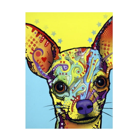 Trademark Fine Art Dean Russo Chihuahua Canvas Wall Art - 14x19