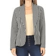 thumbnail image 6 of FashionStream Casual Print Long Sleeve Suit Jacket, Women's, 6 of 6