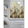 thumbnail image 3 of Brown Mountain Living Room Curtains 2 Panel, Misty Forest Nature Woodland Pine Tree Landscape Cafe Window Treatment, Farmhouse Bedroom Bathroom Kitchen Curtains Drapes 104"x54", 3 of 6