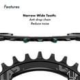 thumbnail image 6 of DJC Round Bike Chainring 104BCD 30T 32T-38T 40T 42T 44T 46T 48T 50T 52T Tooth for MTB Mountain Bike Chain Ring Chainwheel, 6 of 9