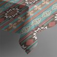 thumbnail image 3 of Boho Blue Ethnic Pattern with Star Motifs Rectangle Tablecloth 60"x84",Waterproof Polyester Rectangle Table Cloth, Wipeable Spillproof Polyester Tablecloth for Dining, Camping, Indoor and Outdoor, 3 of 5
