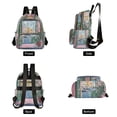thumbnail image 4 of FORMRS Mini Backpack Purse for Women Travel Daypack Casual Shoulder Bag, Green Window Sea, 4 of 7