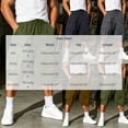 thumbnail image 3 of YSUEJPF Mens Long Shorts Ripstop Wrinkle Resistant‌ Baggy Cargo Capri Pants Twill Stretchy Outdoor Capris with Multi Pockets, 3 of 7