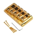 thumbnail image 1 of lionlar 5 String Bass Bridge Tailpiece for Guitar Electric Bass Instruments Gold, 1 of 9