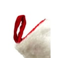 thumbnail image 5 of 7" Red/White Monogram "E" Mini Stocking, 5 of 5