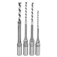 thumbnail image 2 of 4pcs Square Hole Drill Bits 1/4 5/16 3/8 1/2 Wood Mortising Chisel Set Wood Drilling Hand Tools, 2 of 8