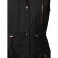 thumbnail image 4 of ORUYROP Women's Lightweight Front Zipper Solid Utility Anorak Hoodie Vest/Jacket, 4 of 5