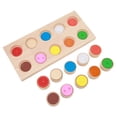 thumbnail image 1 of Juguete de combinación de memoria, juego de combinación de memoria de madera, juego de memoria de madera, juego de memoria de combinación de madera, diseño aerodinámico, 1 of 14