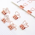 thumbnail image 2 of Visland 6Pcs Metal Paper Clips Cute Animal Shape Binder Clamps for School Office Colorful Document Photo Holders, 2 of 8
