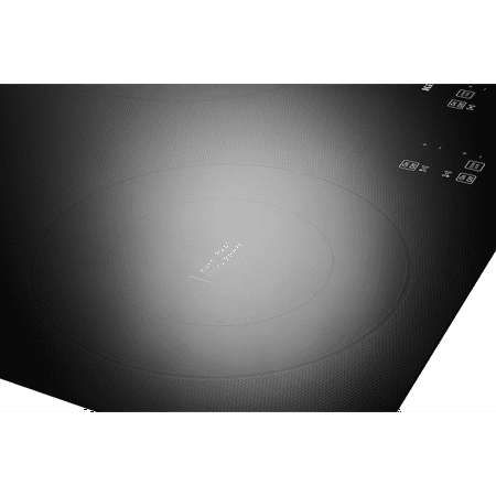 KitchenAid - 36" Built-In Electric Cooktop with 5 Burners and 10''/6'' Even-Heat Ultra Power Element with Simmer Setting - Black