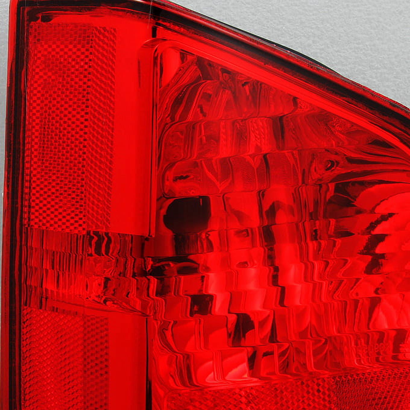 AKKON - Fits Pathfinder SUV Red Clear Tail Lights Brake Lights Driver Left + Passenger Right Replacement