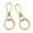 Gold, variant on 7829 Metal Swivel Lobster Claw Clasps,Keychain Clip with Large Key Rings DIY Crafts