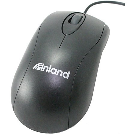 Inland USB Optical Mouse, Black