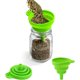 thumbnail image 4 of LDHF 30 Pack 4 Oz Glass Mason Spice Jar with Shaker Lids& Labels, Empty Spice Bottle with Airtight Metal Caps and Collapsible Funnel for Herbs & Spices, 4 of 4