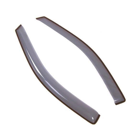 Tuningpros LGWV2-160 Window Visor Light Tinted 2 Pcs Set For 2004-2008 Ford F-150 Regular Cab