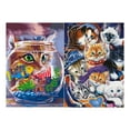 thumbnail image 2 of Full Rhinestone Painting, Rhinestone Painting Cats Long Term Preservation  for DIY Handicraft, 2 of 8